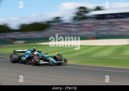 March 31, 2023, Albert Park, Melbourne, FORMULA 1 ROLEX AUSTRALIAN GRAND PRIX 2023 , in the picture Fernando Alonso (ESP), Aston Martin Aramco Cognizant Formula One Team Stock Photo
