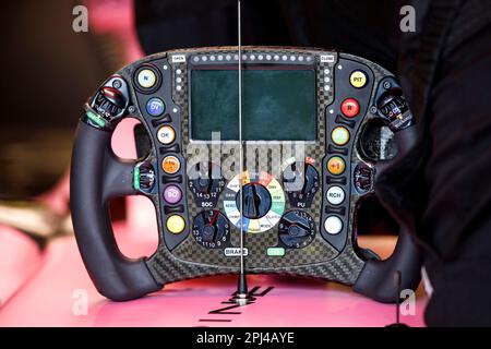 Melbourne, Australia. 31st Mar, 2023. Steering wheel, F1 Grand Prix of Australia at Albert Park Circuit on March 31, 2023 in Melbourne, Australia. (Photo by HIGH TWO) Credit: dpa/Alamy Live News Stock Photo