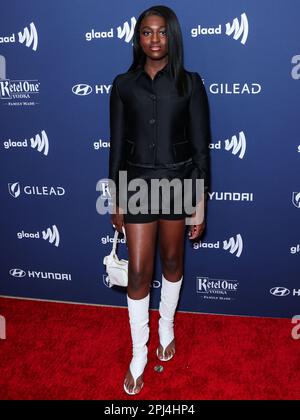 Beverly Hills, United States. 30th Mar, 2023. BEVERLY HILLS, LOS ANGELES, CALIFORNIA, USA - MARCH 30: Zaya Wade arrives at the 34th Annual GLAAD Media Awards Los Angeles held at The Beverly Hilton Hotel on March 30, 2023 in Beverly Hills, Los Angeles, California, United States. (Photo by Xavier Collin/Image Press Agency) Credit: Image Press Agency/Alamy Live News Stock Photo