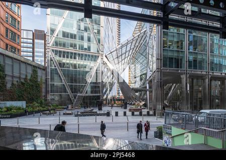 Principle Place on the edge of Shoreditch and The City of London. Stock Photo