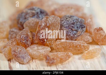 Rock candy in a close-up Stock Photo