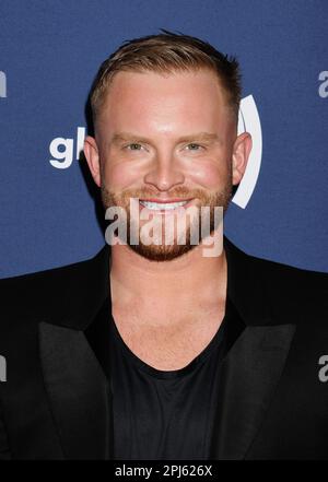 Beverly Hills, California, USA. 30th Mar, 2023. August Getty attends the 34th Annual GLAAD Media Awards at The Beverly Hilton on March 30, 2023 in Beverly Hills, California. Credit: Jeffrey Mayer/Jtm Photos/Media Punch/Alamy Live News Stock Photo