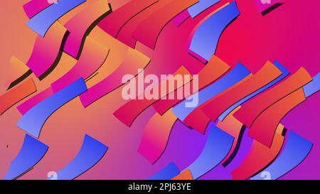 Multi gradient flat shapes Stock Photo - Alamy
