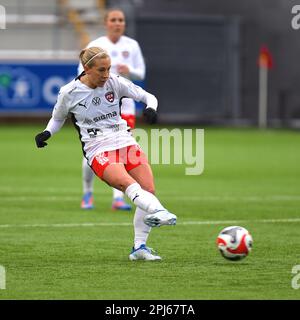 Linkoping, Sweden. 31st Mar, 2023. Linkoping Arena, Linkoping, Sweden, March 31st 2023: Mia Persson (20 FC Rosengard) in the game in the Swedish League OBOS Damallsvenskan on March 31st 2023 between Linkoping FC and FC Rosengard at Linkoping Arena in Linkoping, Sweden (Peter Sonander/SPP) Credit: SPP Sport Press Photo. /Alamy Live News Stock Photo