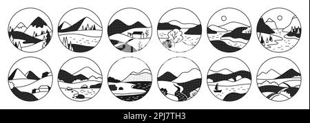 Weather black glyph set. Doodle hand drawn sun and clouds, rain or snow ...