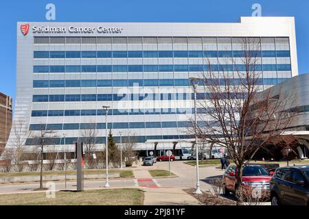 University Hospitals' Seidman Cancer Center at University Circle in Cleveland Ohio Stock Photo