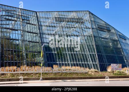 The Eleanor Armstrong Smith Glasshouses at Cleveland Botanical Gardens in Cleveland, Ohio Stock Photo