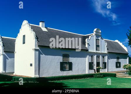 MANOR HOUSE BOSCHENDAL NATIONAL MONUMENT WINE ESTATE FRANSCHOEK WESTERN CAPE SOUTH AFRICA Stock Photo