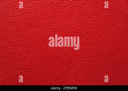 red leather texture, natural background with empty space Stock Photo