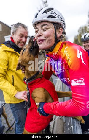 EIJSDEN - Mischa Bredewold has won the fifth edition of the Volta Limburg Classic for women. ANP MARCEL VAN HOORN netherlands out - belgium out Credit: ANP/Alamy Live News Stock Photo