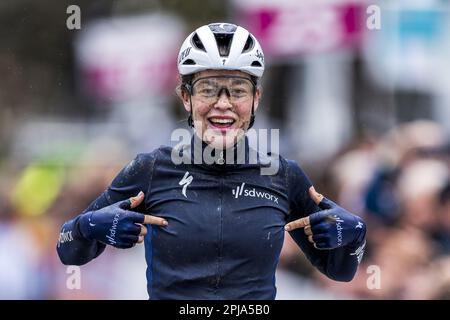 EIJSDEN - Mischa Bredewold has won the fifth edition of the Volta Limburg Classic for women. ANP MARCEL VAN HOORN Credit: ANP/Alamy Live News Stock Photo