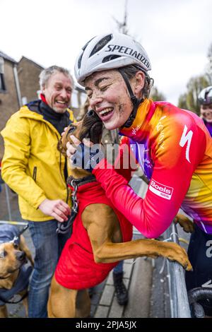 EIJSDEN - Mischa Bredewold has won the fifth edition of the Volta Limburg Classic for women. ANP MARCEL VAN HORN Credit: ANP/Alamy Live News Stock Photo