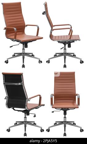 Office computer chair. Isolated from the background. View from different sides Stock Photo
