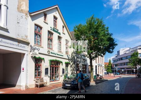 Leer: Bünting Teemuseum (tea museum) in Ostfriesland, Niedersachsen, Lower Saxony, Germany Stock Photo