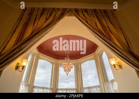 Cupola Suite in the historic Geiser Grand Hotel in Baker City, Oregon. Stock Photo