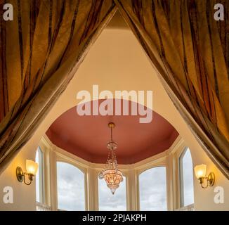 Cupola Suite in the historic Geiser Grand Hotel in Baker City, Oregon. Stock Photo