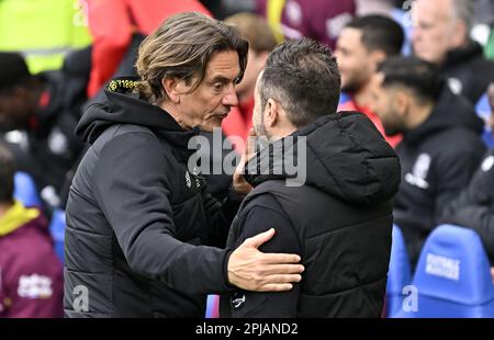 Brighton East Sussex, UK. 1st Apr, 2023. during the Brighton V Brentford Premier League match at the Amex Stadium, Brighton. Credit: MARTIN DALTON/Alamy Live News Stock Photo