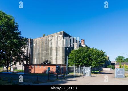 Bremen: U-Boot-Bunker Valentin (U-Boot-Bunker Farge, Valentin submarine pens) in , Bremen, Germany Stock Photo