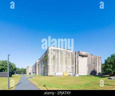 Bremen: U-Boot-Bunker Valentin (U-Boot-Bunker Farge, Valentin submarine pens) in , Bremen, Germany Stock Photo