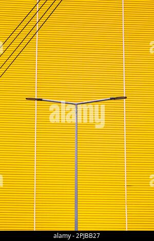 A minimalist creative cityscape scene. Stock Photo
