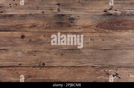Rustic wooden wall made from old wooden boards, background image Stock Photo