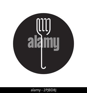 fork icon vector illustration logo template design Stock Photo