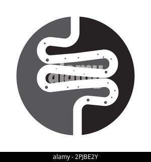 intestine simple icon vector illustration symbol design Stock Photo - Alamy