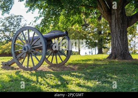 Civil War Canon - Fredericksburg, Southern, Virginia Stock Photo