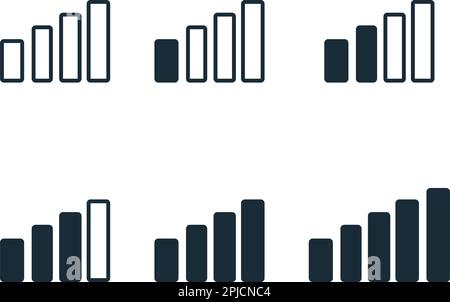 Signal Icon Vector Logo Template Illustration Design Stock Vector