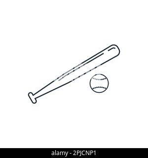 Softball, Baseball, Ball Icon Design Template Elements Stock Vector