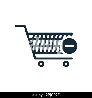 Trolley Cart Icon Design Template Elements Stock Vector