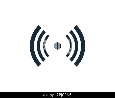 Signal Icon Design Template Elements Stock Vector