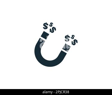 Magnet Icon Design Template Elements Stock Vector