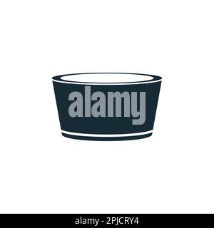 Bowl Icon Design Template Elements Stock Vector