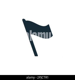 Flag Icon Design Template Elements Stock Vector