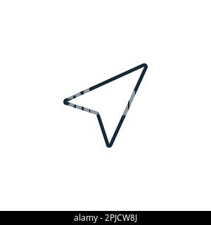 Arrow Pointer Icon Design Template Elements Stock Vector