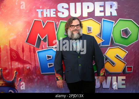 Los Angeles, USA. 01st Apr, 2023. Jack Black arrives at Universal Pictures'  THE SUPER MARIO BROS. MOVIE Special Screening held at the Regal LA Live in  Los Angeles, CA on Saturday, April