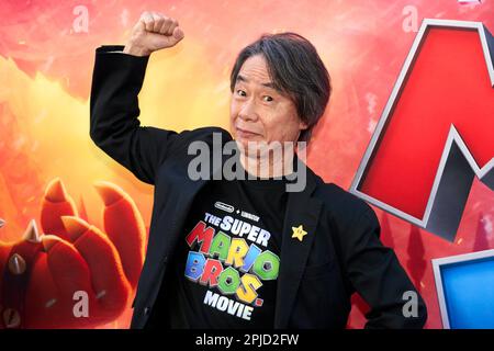 Photo: Shigeru Miyamoto Attends The Super Mario Bros. Movie Premiere in  Los Angeles - LAP2023040102 