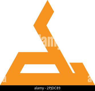 letter a logo vektor illustration design Stock Vector