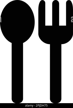spoon and fork logo icon vektor template Stock Vector Image & Art - Alamy