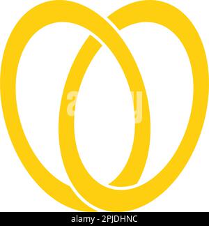 wedding ring icon logo vektor template Stock Vector Image & Art - Alamy