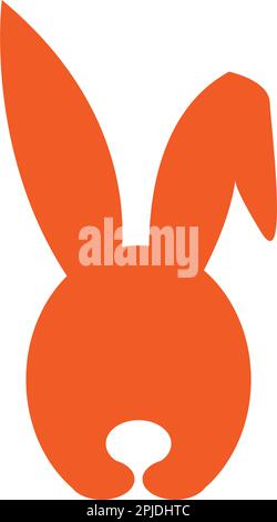 simple and elegant rabbit logo vector template Stock Vector