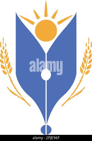 Education Institute, School, College, University Logo design Stock Vector