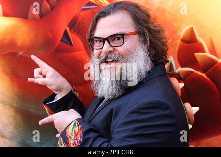 Los Angeles, USA. 01st Apr, 2023. Jack Black arrives at Universal Pictures'  THE SUPER MARIO BROS. MOVIE Special Screening held at the Regal LA Live in  Los Angeles, CA on Saturday, April