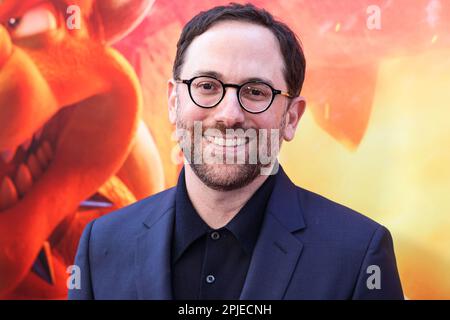 Los Angeles, United States. 01st Apr, 2023. LOS ANGELES, CALIFORNIA, USA - APRIL 01: American screenwriter and producer Matthew Fogel arrives at the Los Angeles Special Screening Of Universal Pictures, Nintendo And Illumination Entertainment's 'The Super Mario Bros. Movie' held at the Regal Cinemas LA Live & 4DX Movie on April 1, 2023 in Los Angeles, California, United States. (Photo by Xavier Collin/Image Press Agency) Credit: Image Press Agency/Alamy Live News Stock Photo