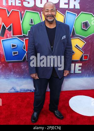 Los Angeles, United States. 01st Apr, 2023. LOS ANGELES, CALIFORNIA, USA - APRIL 01: American actor Kevin Michael Richardson arrives at the Los Angeles Special Screening Of Universal Pictures, Nintendo And Illumination Entertainment's 'The Super Mario Bros. Movie' held at the Regal Cinemas LA Live & 4DX Movie on April 1, 2023 in Los Angeles, California, United States. (Photo by Xavier Collin/Image Press Agency) Credit: Image Press Agency/Alamy Live News Stock Photo