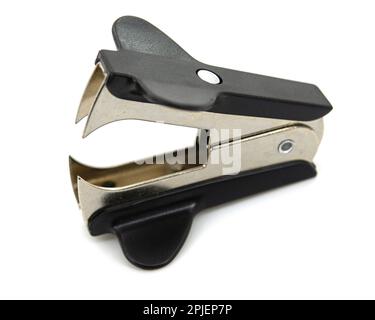 staple remover isolated on white background Stock Photo
