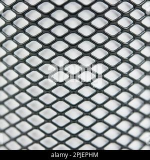Steel grating, abstract texture Metallic net background. metal mesh. Stock Photo