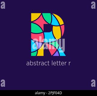 Letter R vector mosaic Stock Vector Image & Art - Alamy