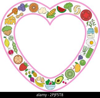 Favorite food and drink collage icon in star. Vector set of essential allergens and diet line icons. Editable food icon set. Stock Vector
